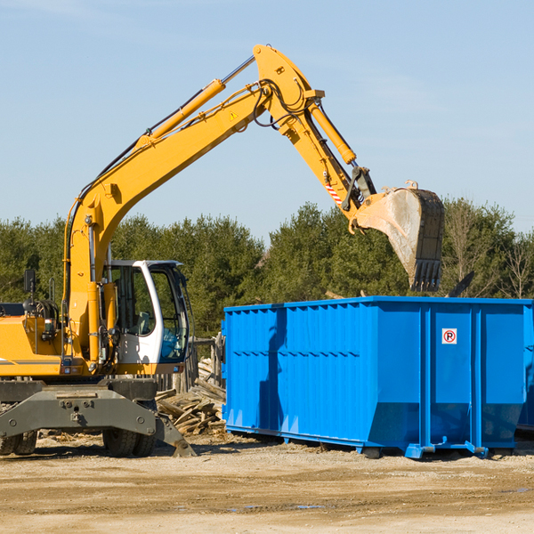 are there any additional fees associated with a residential dumpster rental in Baca County